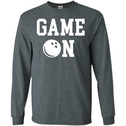 Bowler T-shirt Game On Bowling T-shirt Dark Heather