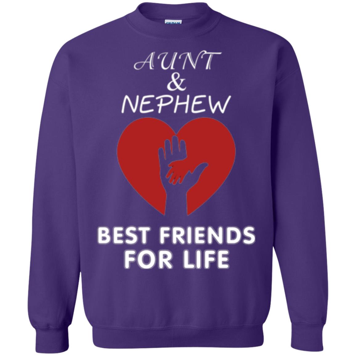 Family T-shirt Aunt And Nephew Best Friends For Life Purple
