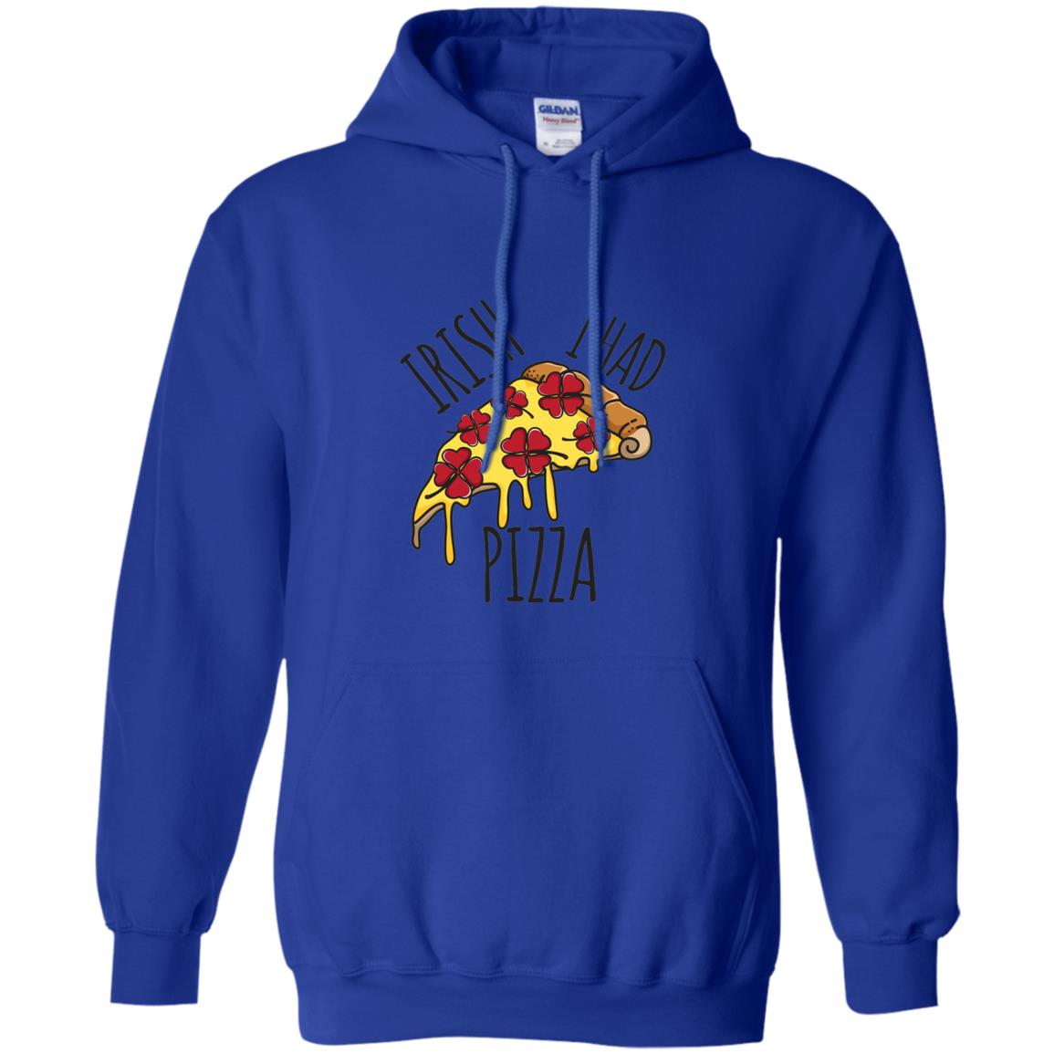 Irish I Had Pizza Patrick Day T-shirt Royal