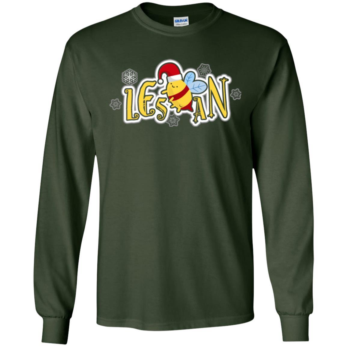 Lgbt T-shirt Les Bee An T-shirt Forest Green