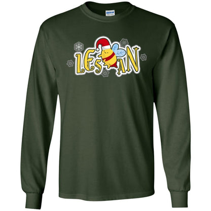 Lgbt T-shirt Les Bee An T-shirt Forest Green
