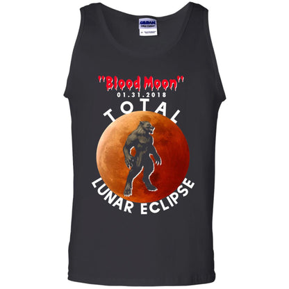 Best Total Lunar Eclipse Shirt 2018 - Blood Moon Werewolf T-shirt Black