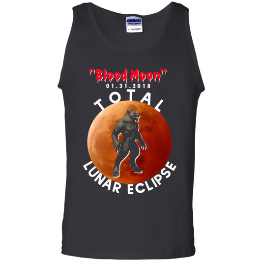 Best Total Lunar Eclipse Shirt 2018 - Blood Moon Werewolf T-shirt Black