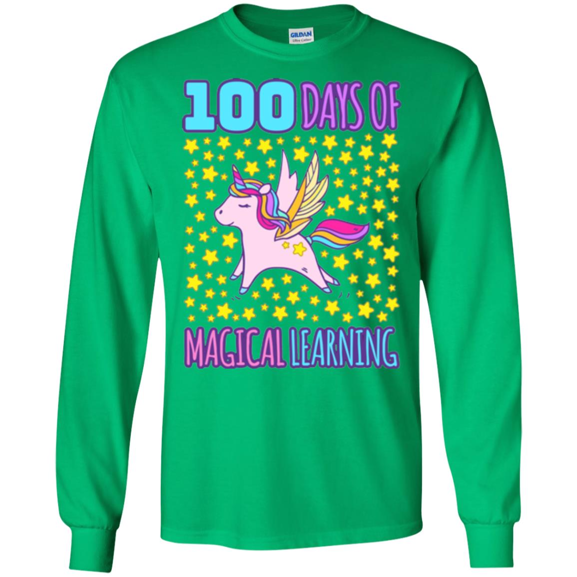 Children T-shirt Adorable 100th Day Of School Irish Green
