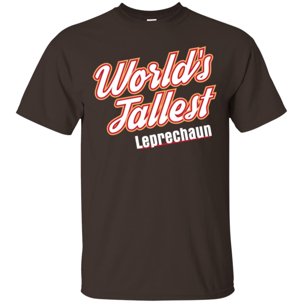 St. Patrick's Day T-shirt World's Tallest Leprechaun Dark Chocolate