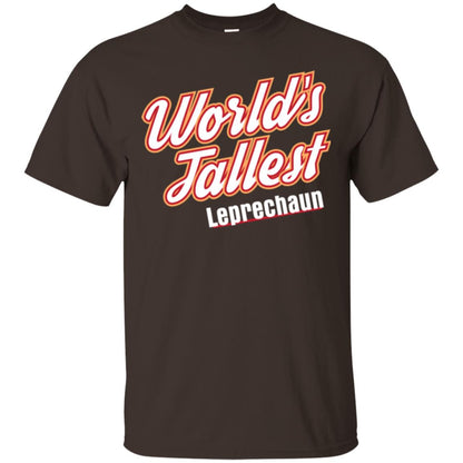 St. Patrick's Day T-shirt World's Tallest Leprechaun Dark Chocolate