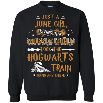 Just A June Girl Living In A Muggle World Took The Hogwarts Train Going Any Where Black