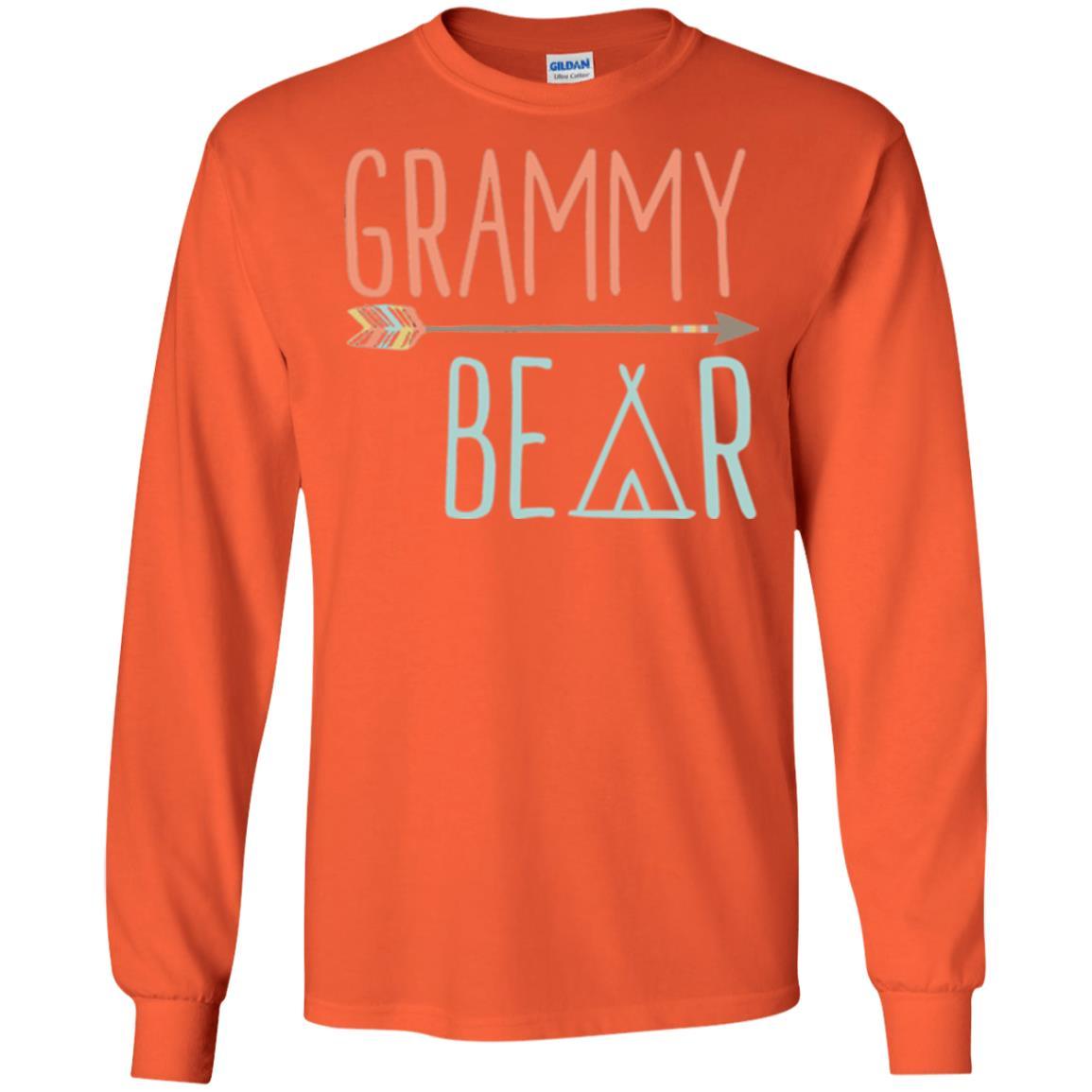 Bear Lover T-shirt Grammy Bear T-shirt Orange