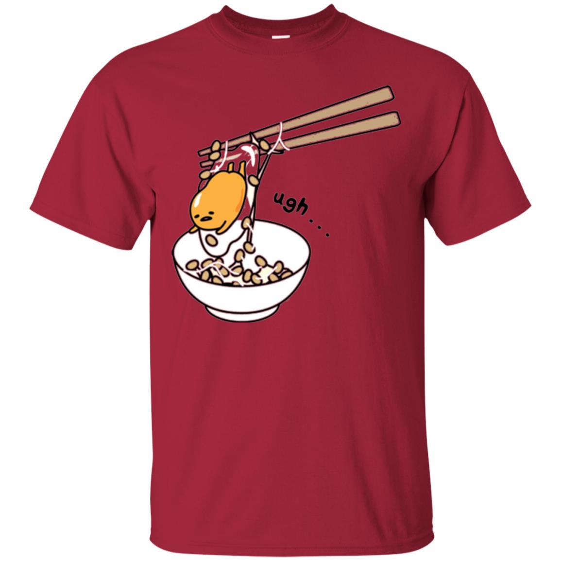 Film T-shirt Gudetama Chopsticks Cardinal