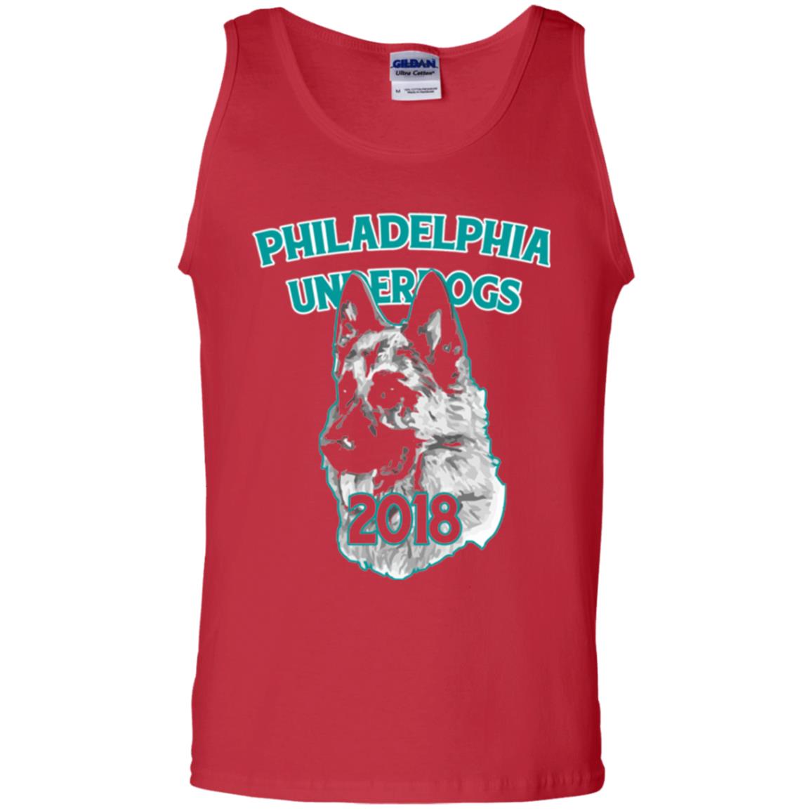 Dog Lover T-shirt Philadelphia Underdogs Celebration 2018 T-shirt Red