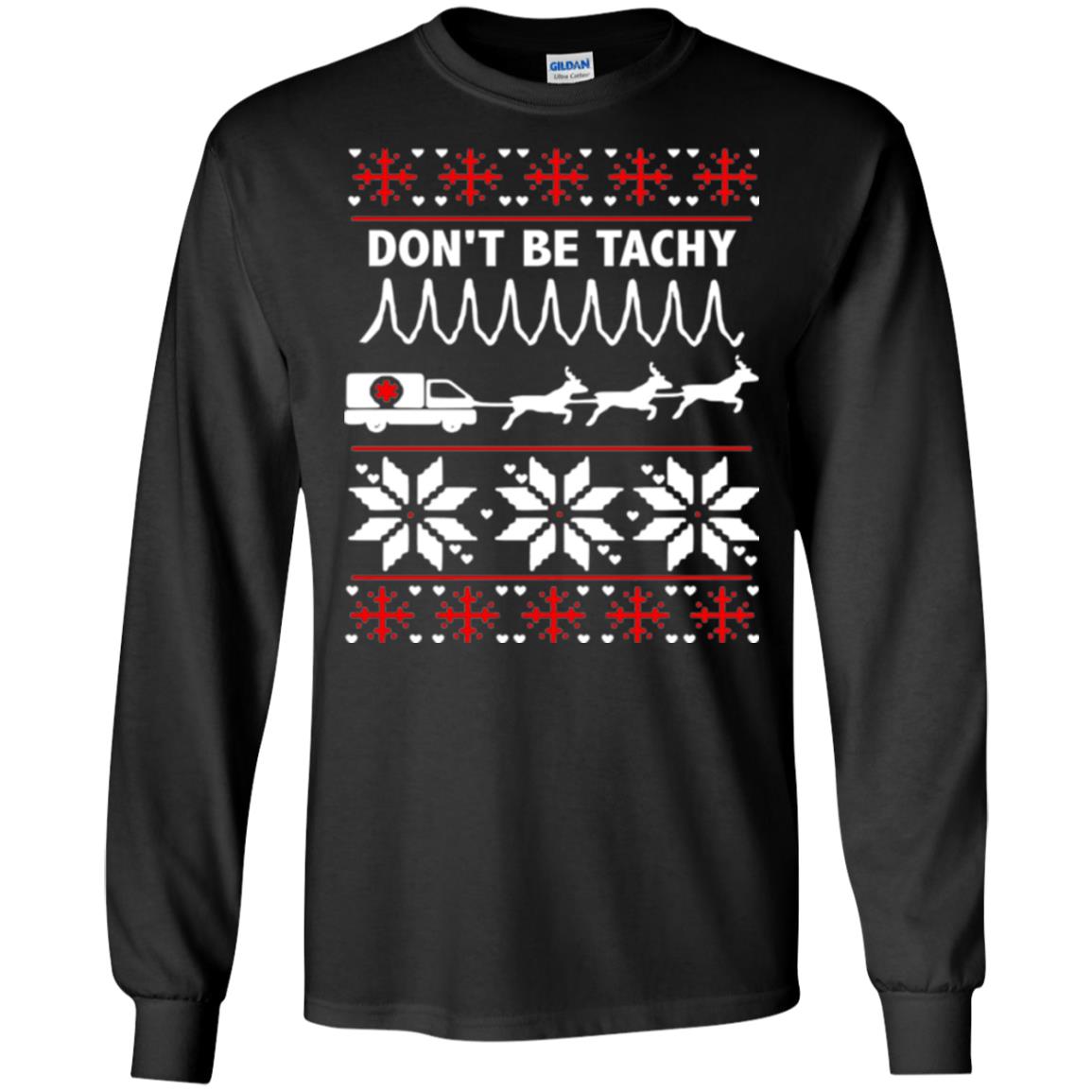 Cardiac Nurse T-shirt Don_t Be Tachy Black
