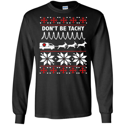 Cardiac Nurse T-shirt Don_t Be Tachy Black