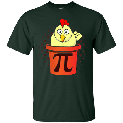 Chicken Pot Pi Funny Math T-shirt Forest
