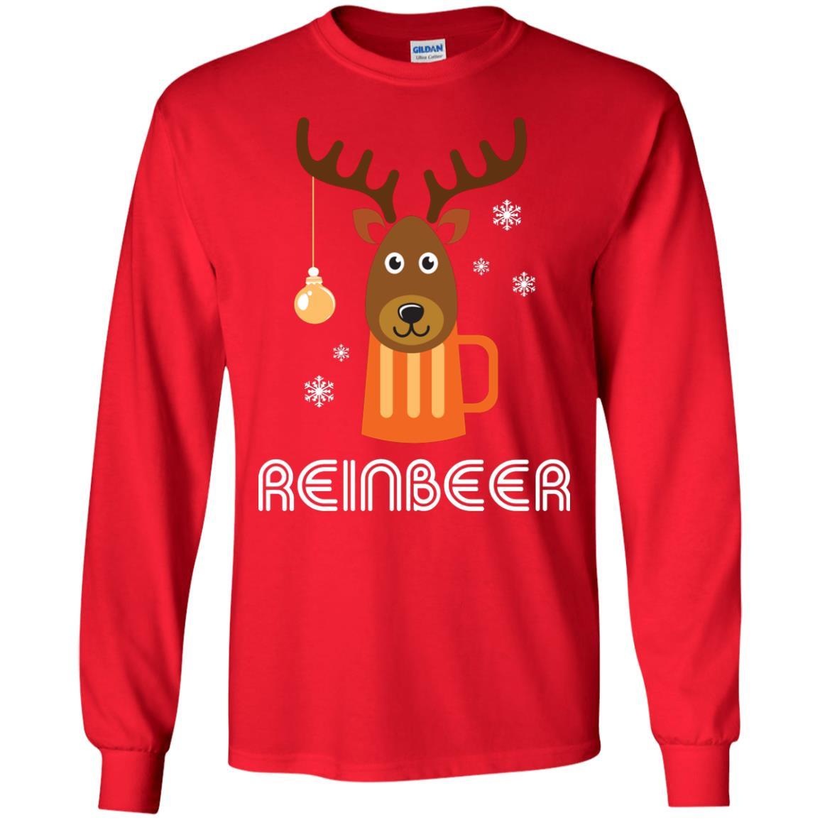 Christmas T-shirt Reinbeer Red
