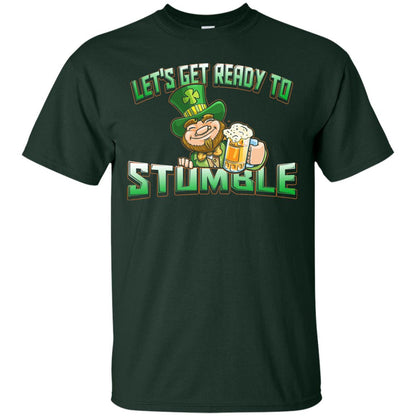 St.patrick_s Day T-shirt Let_s Get Ready To Stumble Forest