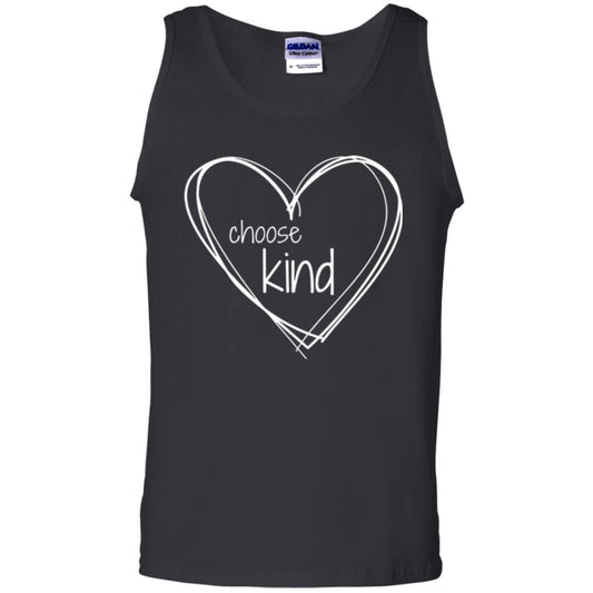 Anti-bullying T-shirt Choose Kind In White Heart Black