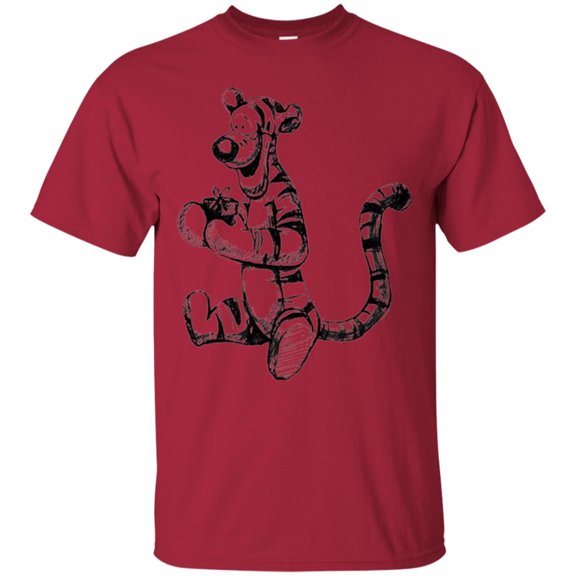 Movie T-shirt Tigger Sketch Cardinal
