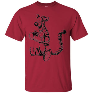 Movie T-shirt Tigger Sketch