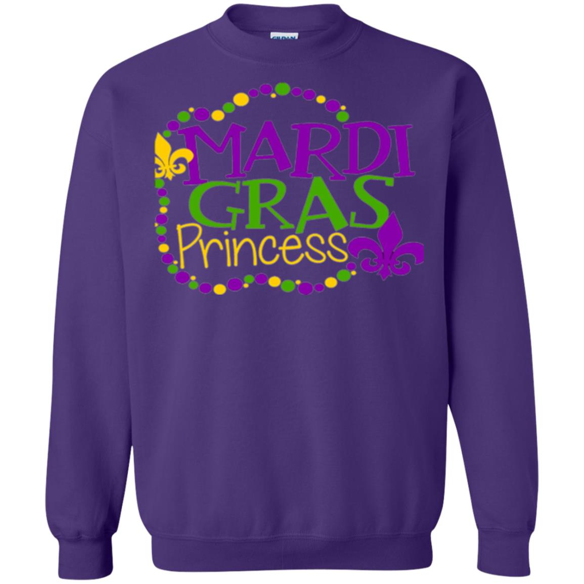 Mardi Gras Princess T-shirt Purple