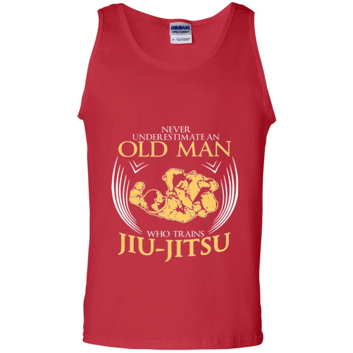 Old Man Who Trains Jiu Jitsu Jiu Jitsu T-shirt Red