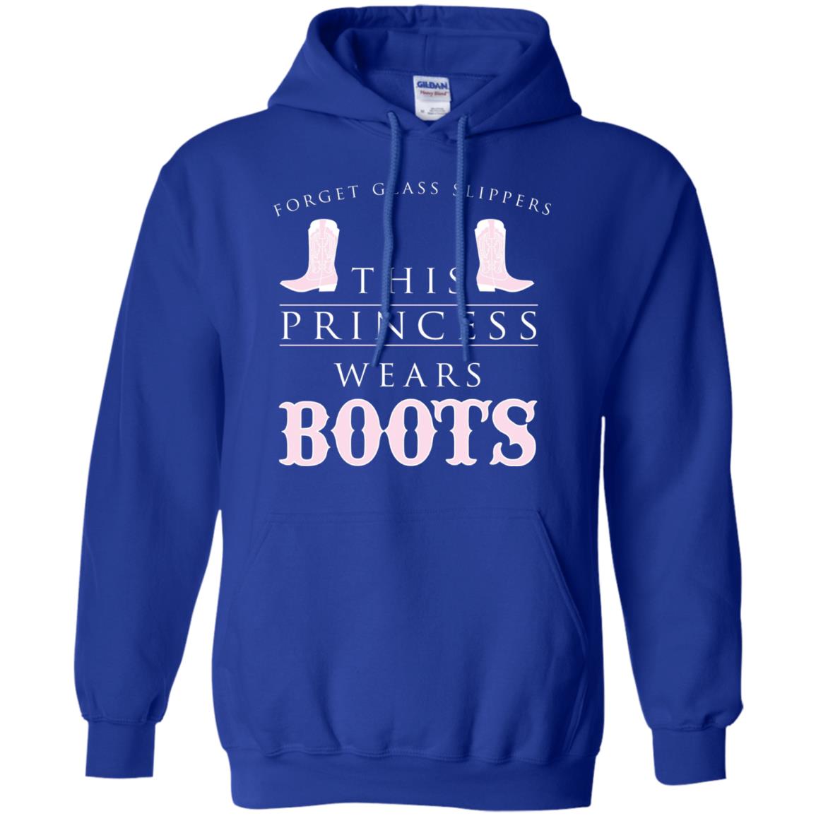 Forget Glass Slippers This Princess Wears Boots T-shirt Royal