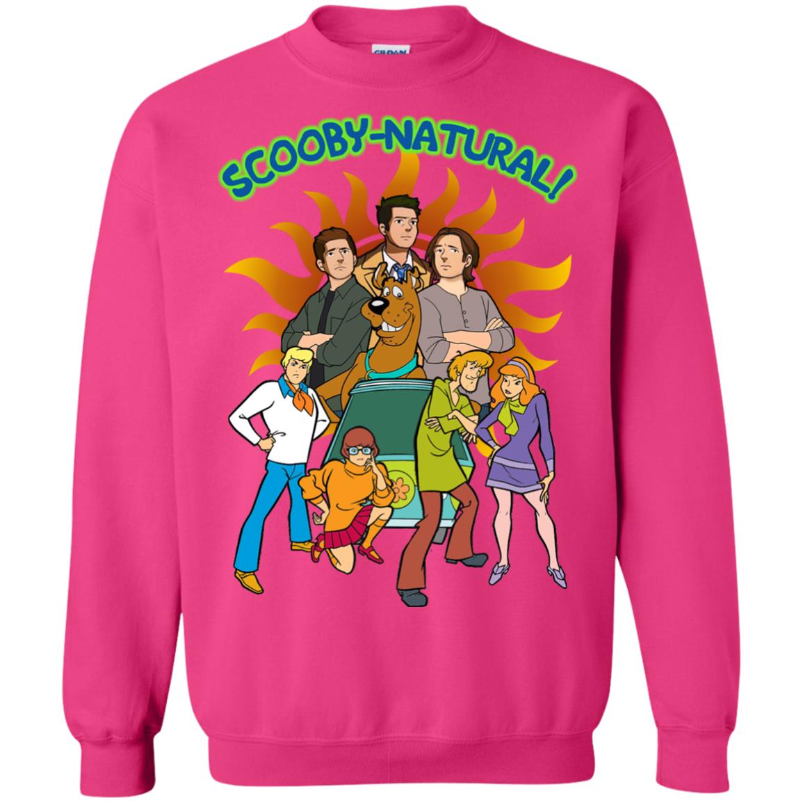 Scooby Natural Mystery Team Cartoon Shirt Heliconia