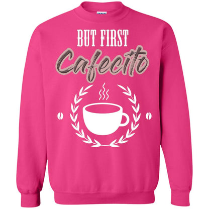 But First Cafecito Coffee Gift Shirt For Mens Or Womens Heliconia