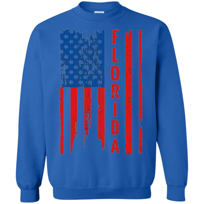 Florida State T-shirt American Flag Royal