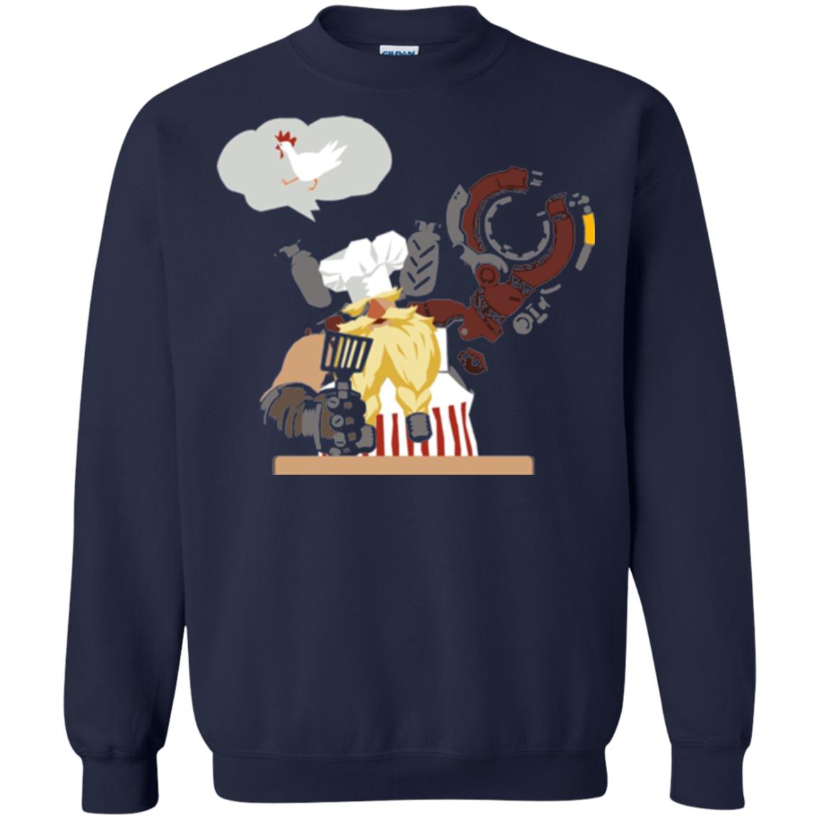 Overwatch Torbjorn Chef Spray T-shirt Navy