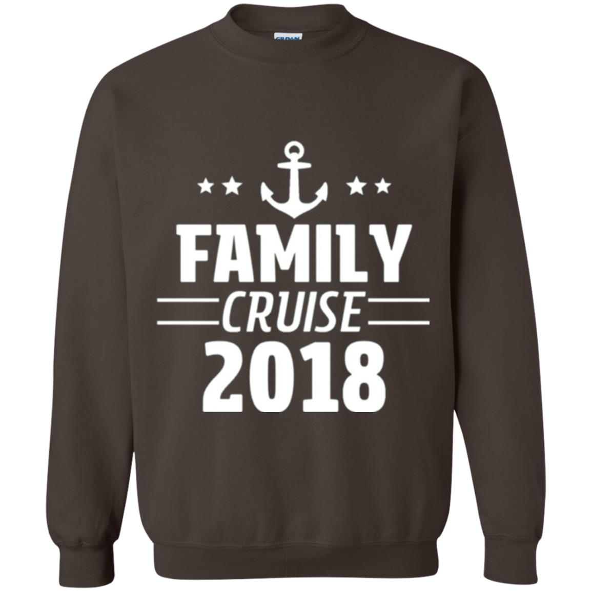 Family Cruise Vacation 2018 T-shirt Dark Chocolate