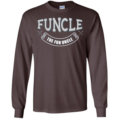 Funcle The Fun Uncle T-shirt Dark Chocolate