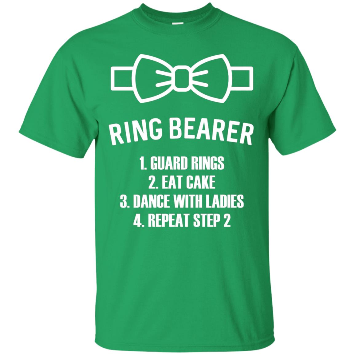 Kids Ring Bearer T-shirt Boys Wedding Shirt Irish Green