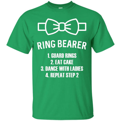 Kids Ring Bearer T-shirt Boys Wedding Shirt Irish Green