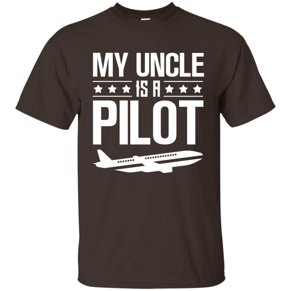 My Uncle Is A Pilot Shirt Dark Chocolate