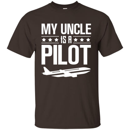 My Uncle Is A Pilot Shirt Dark Chocolate