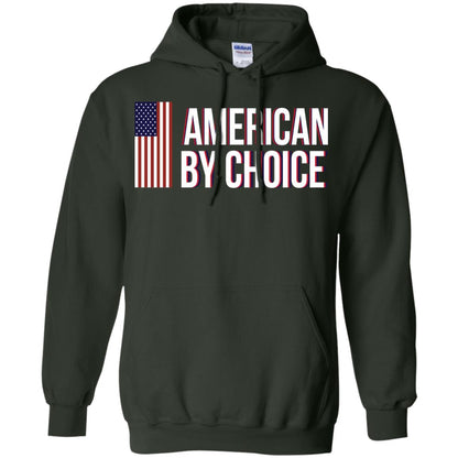 Flag Of American By Choice T-shirt Forest Green