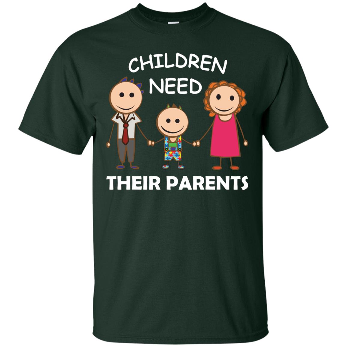 Children Need Their Parents End Separation Family Shirt Forest