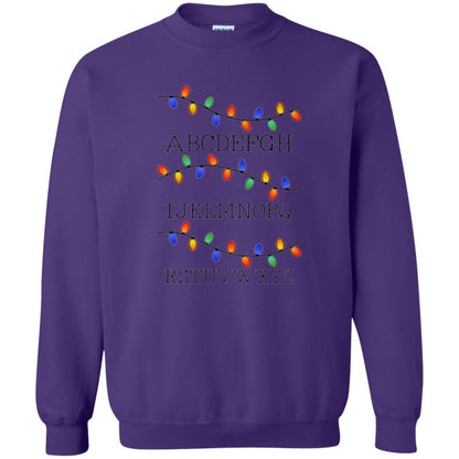 Christmas T-shirt Fairy Lights Purple