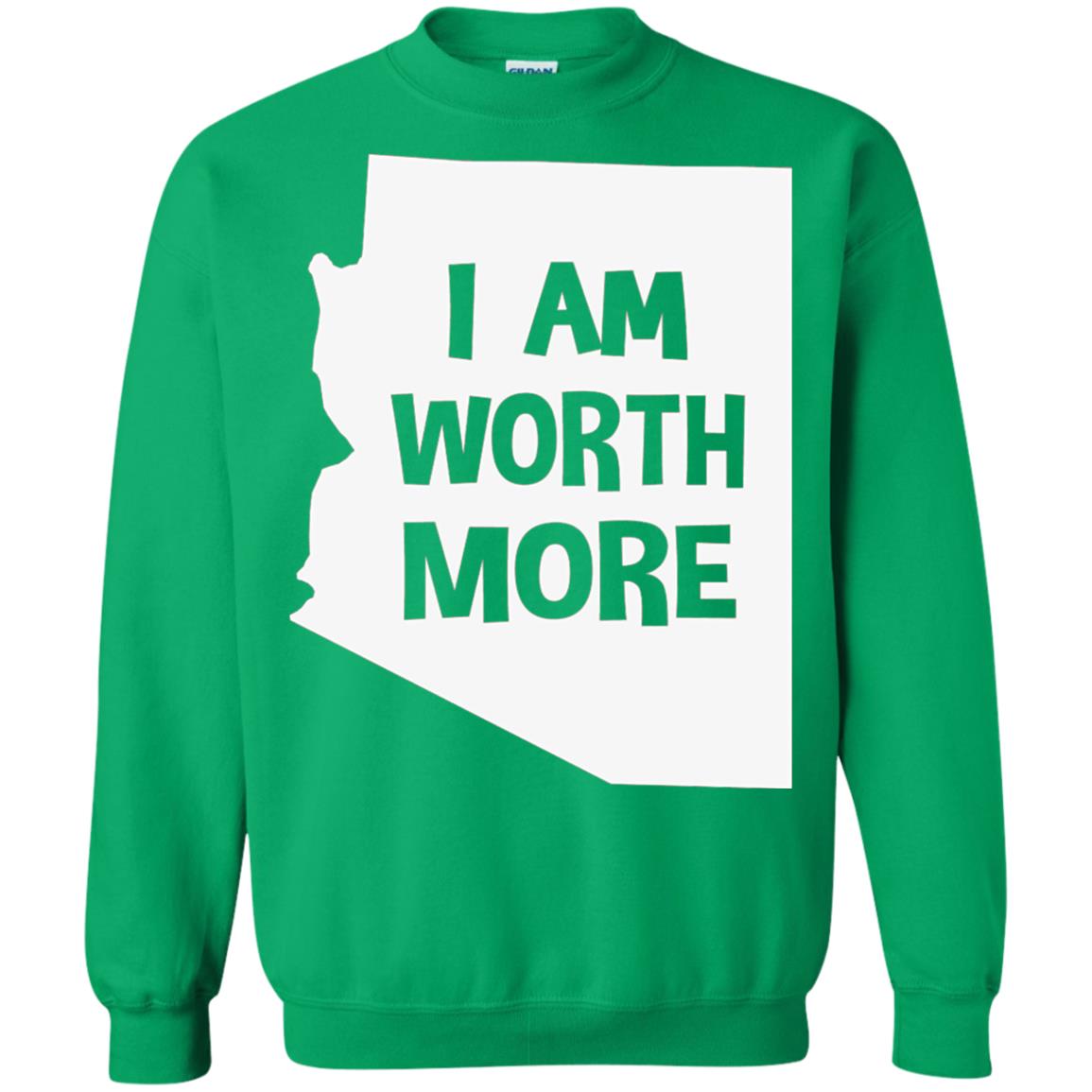 Arizona Teacher Shirt I Am Worth More Irish Green