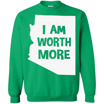 Arizona Teacher Shirt I Am Worth More Irish Green