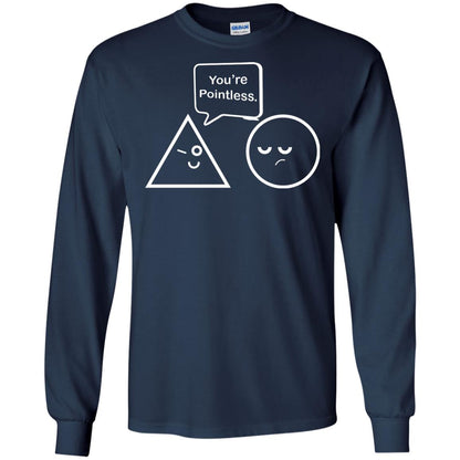 Math Lover T-shirt You're Are Pointless Navy