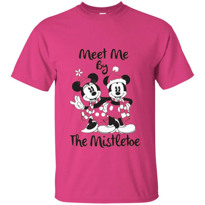 Christmas T-shirt Meet Me By Mistletoe Heliconia