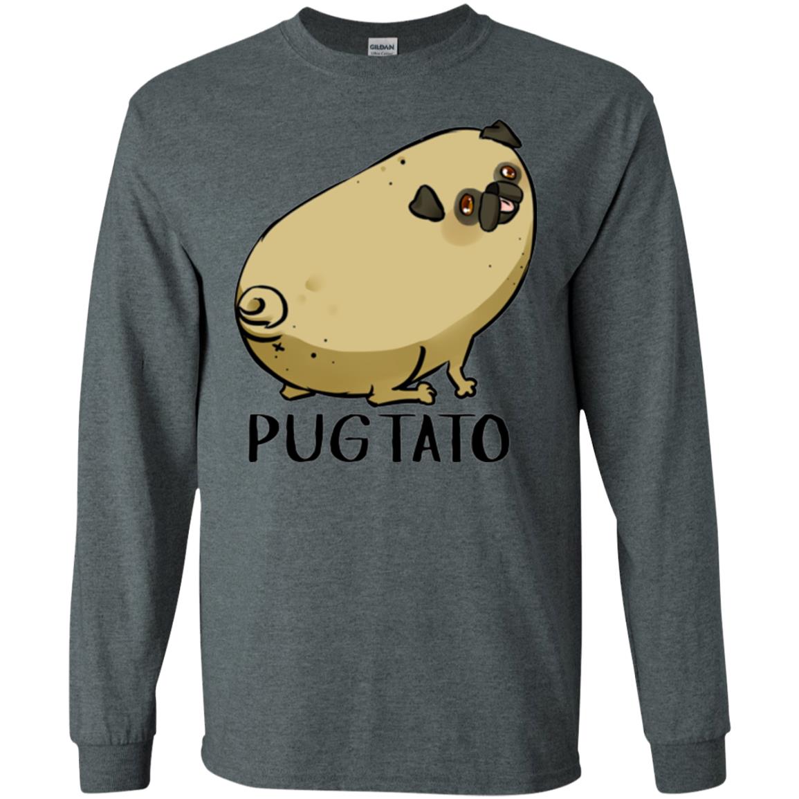 Dog Lovers T-shirt Pugtato Dark Heather
