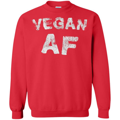 Vegetarian T-shirt Vintage Vegan Af T-shirt Red