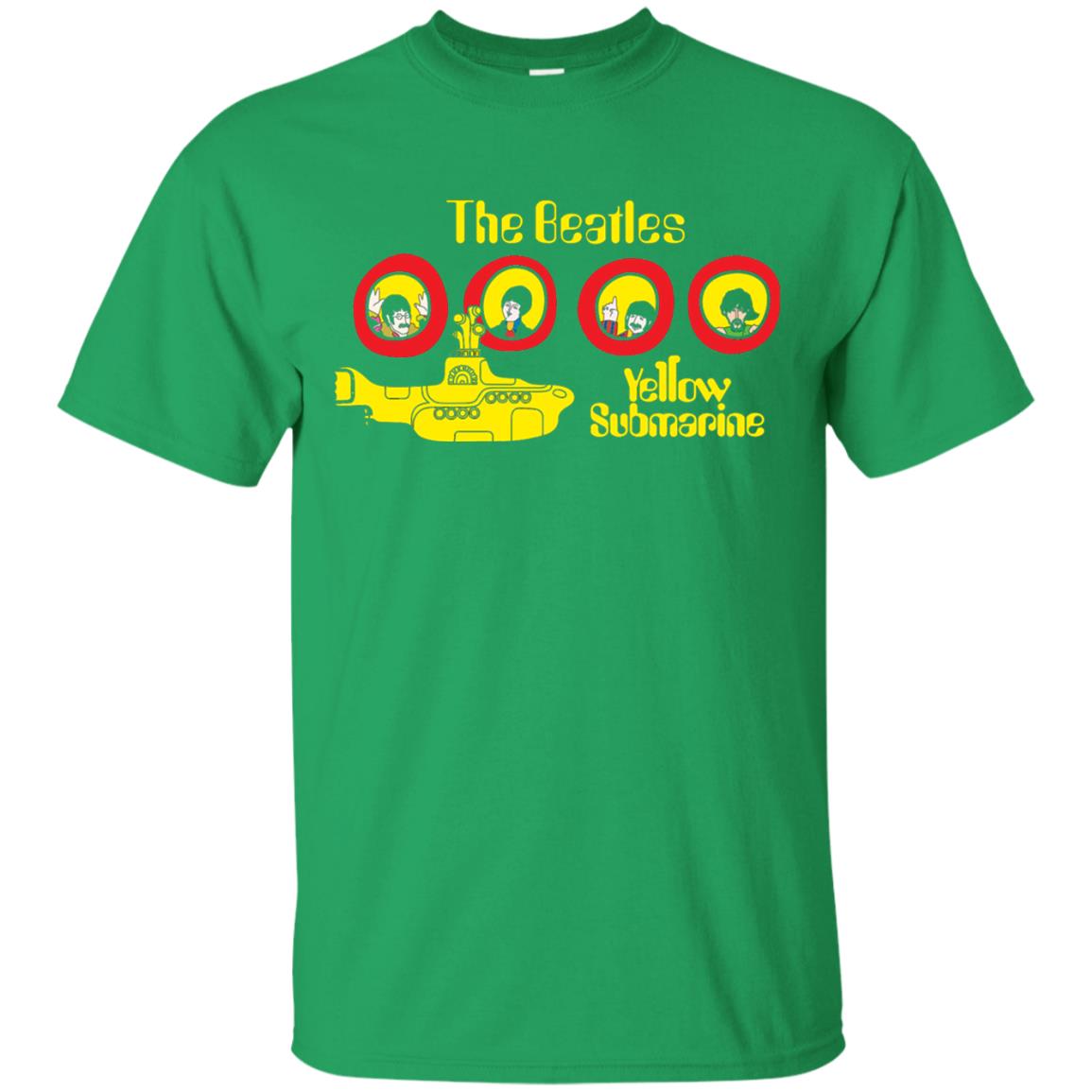 The Beatles Yellow Submarine T-shirt Irish Green