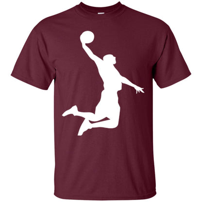 Basketball Lovers T-shirt Maroon