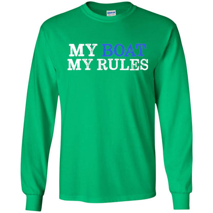 My Boat My Rules T-shirt Irish Green