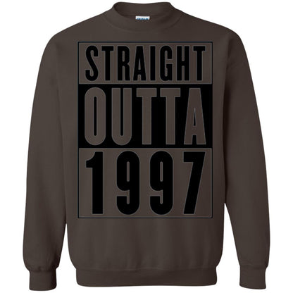 Straight Outta 1997 Cool 21st Birthday T-shirt Dark Chocolate