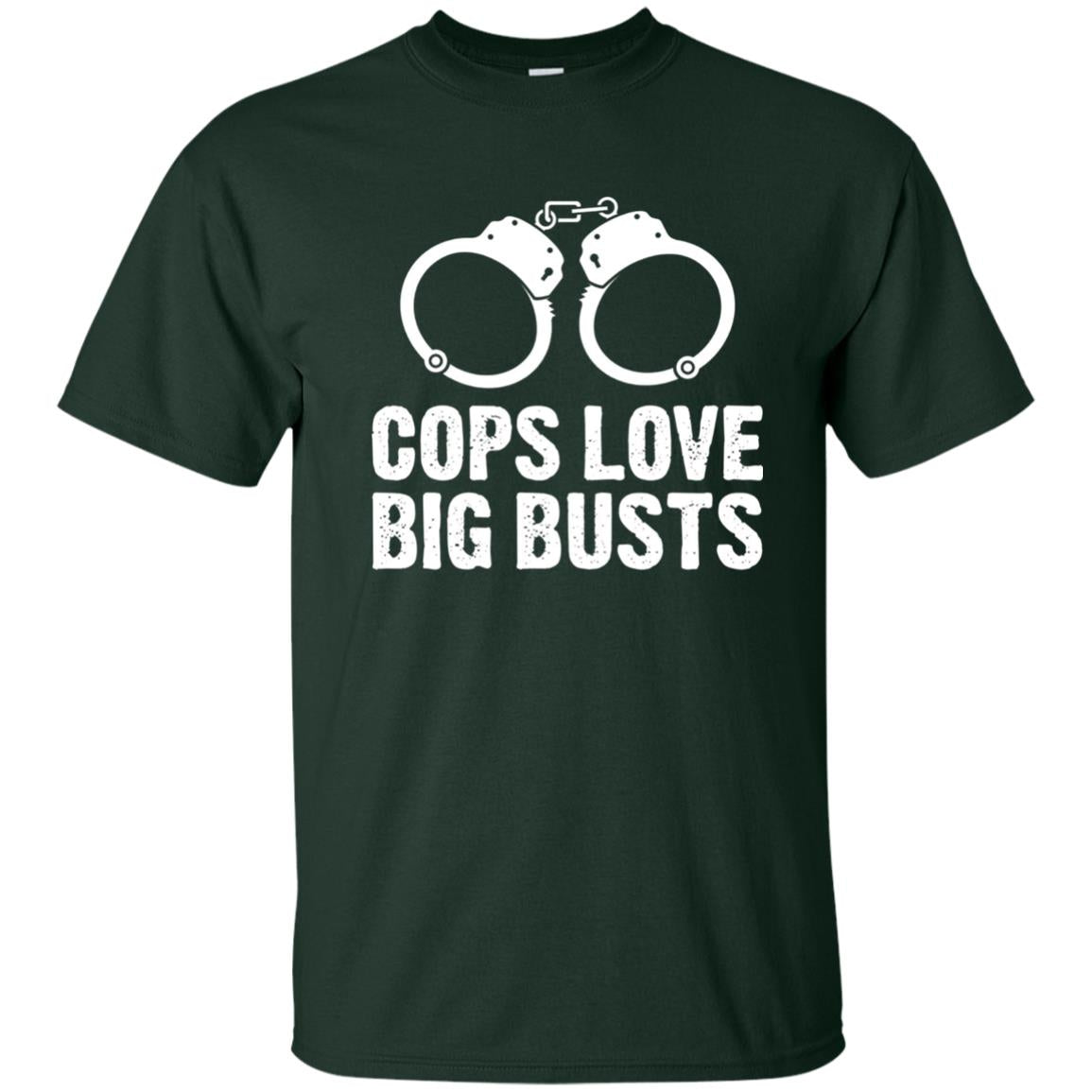 Cops Love Big Busts Usa Police Shirt Forest