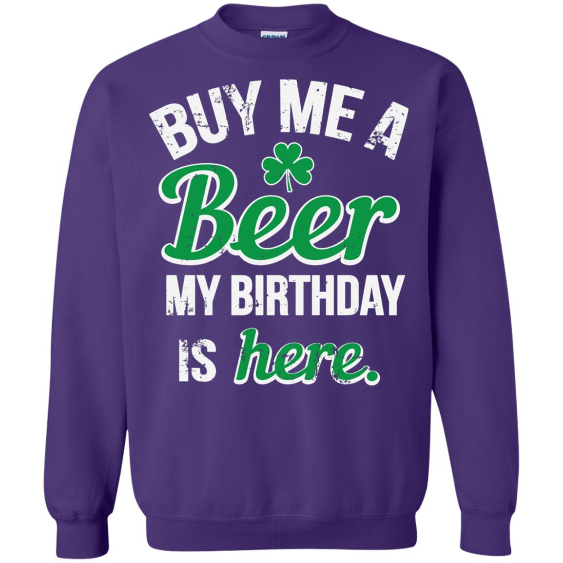 Buy Me A Beer Saint Patricks Day T-shirt Purple